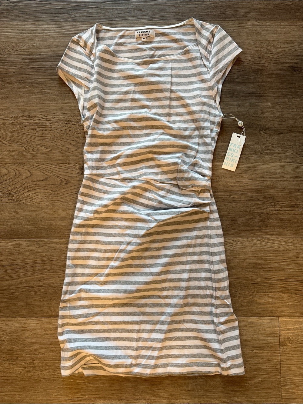 NWT Frankie's Bikinis Boulevard Cotton Cutout Mini Dress - Picture 5 of 8